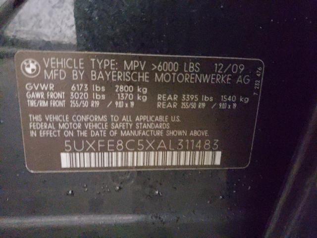 Photo 9 VIN: 5UXFE8C5XAL311483 - BMW X5 XDRIVE4 