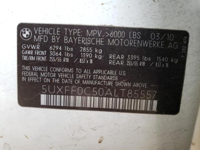 Photo 11 VIN: 5UXFF0C50ALT85557 - BMW X5 