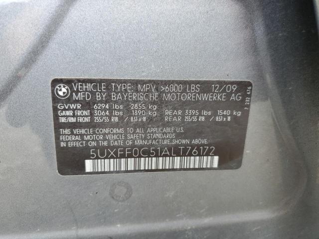 Photo 12 VIN: 5UXFF0C51ALT76172 - BMW X5 XDRIVE3 