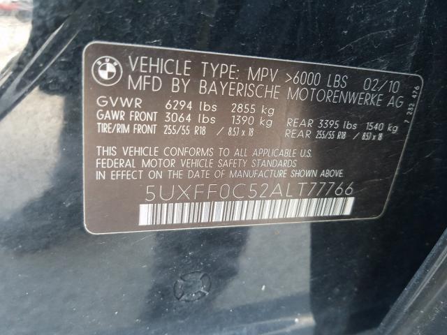 Photo 9 VIN: 5UXFF0C52ALT77766 - BMW X5 