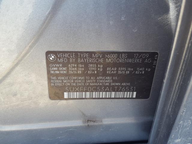 Photo 9 VIN: 5UXFF0C53ALT76531 - BMW X5 