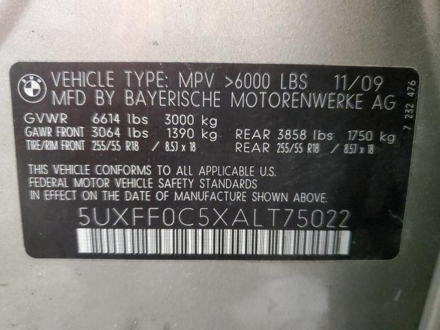 Photo 13 VIN: 5UXFF0C5XALT75022 - BMW X5 