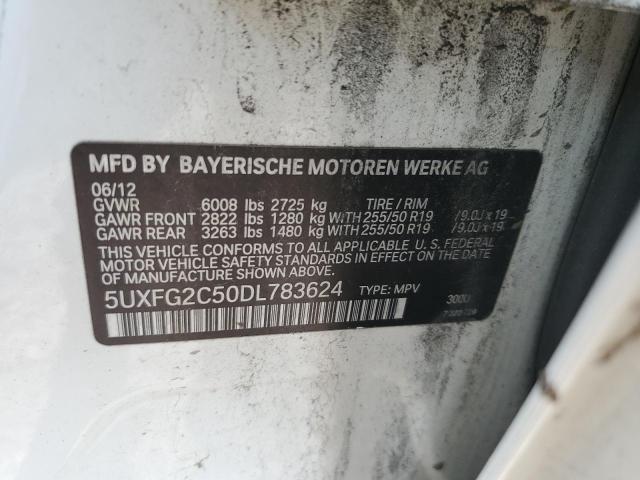 Photo 12 VIN: 5UXFG2C50DL783624 - BMW X6 XDRIVE3 