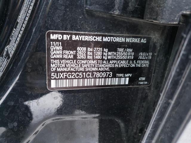 Photo 11 VIN: 5UXFG2C51CL780973 - BMW X6 XDRIVE3 