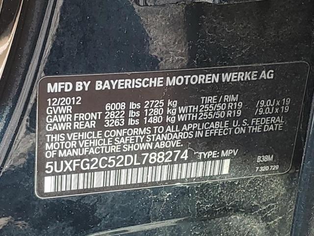 Photo 12 VIN: 5UXFG2C52DL788274 - BMW X6 XDRIVE3 