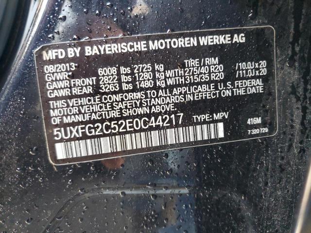 Photo 11 VIN: 5UXFG2C52E0C44217 - BMW X6 