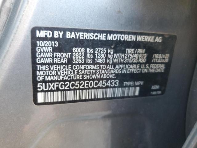 Photo 11 VIN: 5UXFG2C52E0C45433 - BMW X6 