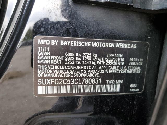 Photo 12 VIN: 5UXFG2C53CL780831 - BMW X6 XDRIVE3 