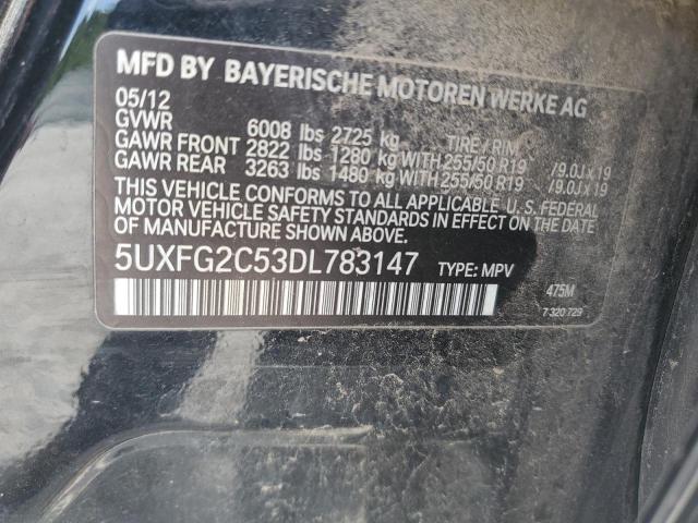 Photo 12 VIN: 5UXFG2C53DL783147 - BMW X6 