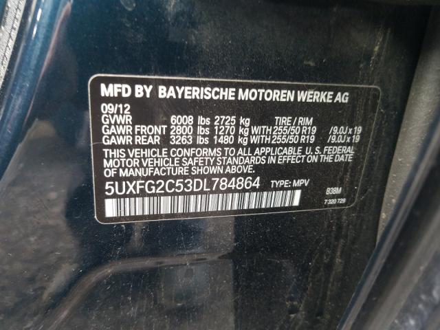 Photo 9 VIN: 5UXFG2C53DL784864 - BMW X6 