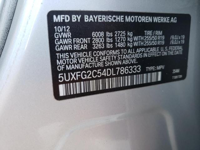 Photo 9 VIN: 5UXFG2C54DL786333 - BMW X6 XDRIVE3 