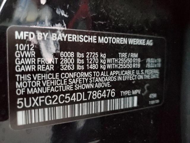 Photo 9 VIN: 5UXFG2C54DL786476 - BMW X6 XDRIVE3 