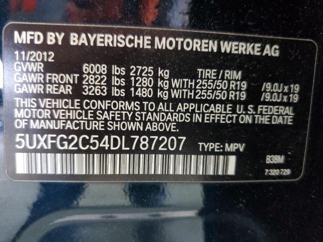 Photo 13 VIN: 5UXFG2C54DL787207 - BMW X6 XDRIVE3 