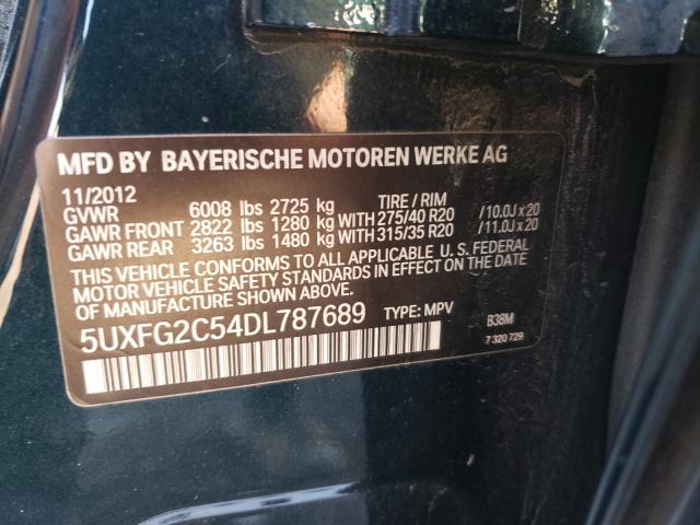 Photo 9 VIN: 5UXFG2C54DL787689 - BMW X6 XDRIVE3 