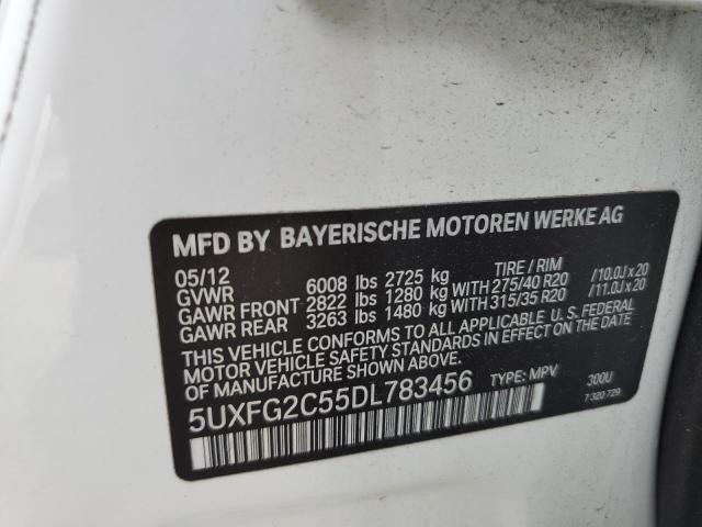 Photo 9 VIN: 5UXFG2C55DL783456 - BMW X6 XDRIVE3 