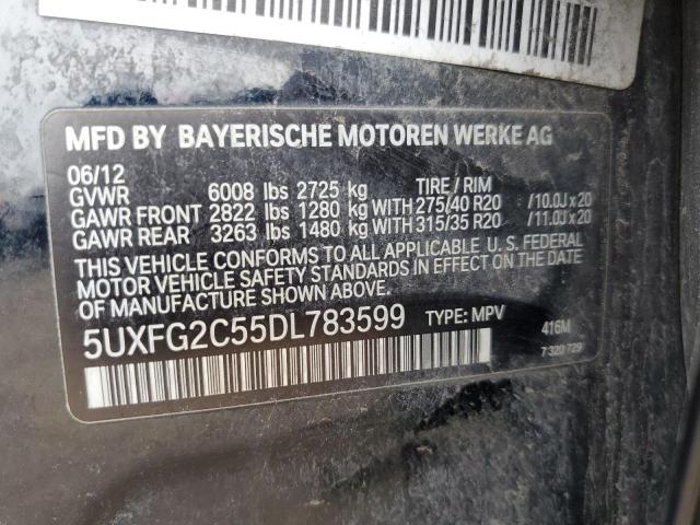 Photo 12 VIN: 5UXFG2C55DL783599 - BMW X6 XDRIVE3 