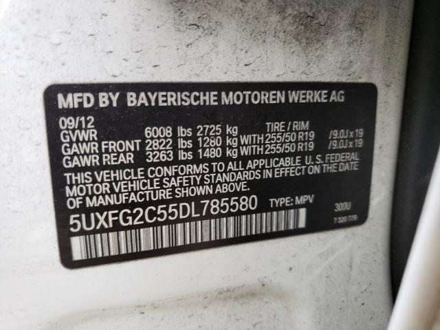 Photo 9 VIN: 5UXFG2C55DL785580 - BMW X6 XDRIVE3 