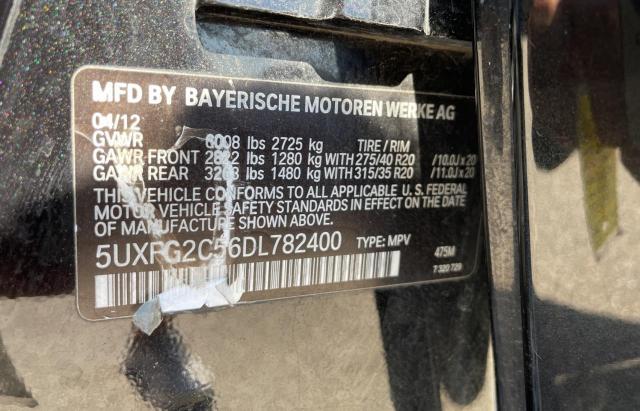 Photo 9 VIN: 5UXFG2C56DL782400 - BMW X6 XDRIVE3 