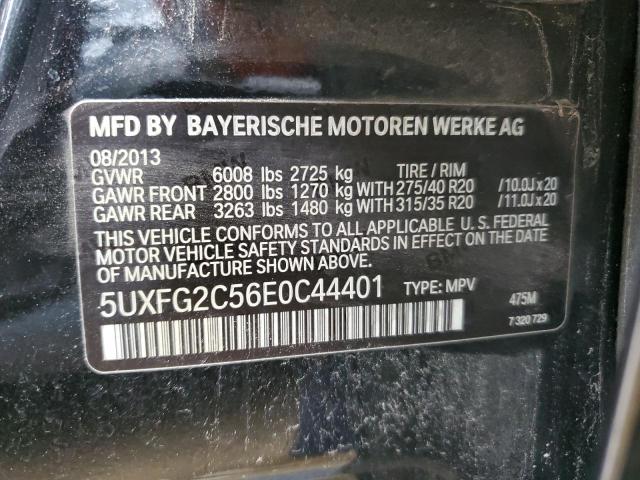 Photo 11 VIN: 5UXFG2C56E0C44401 - BMW X6 