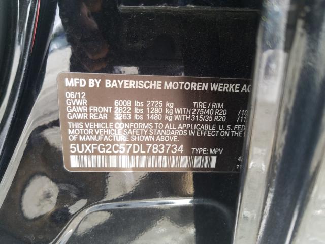 Photo 9 VIN: 5UXFG2C57DL783734 - BMW X6 XDRIVE3 