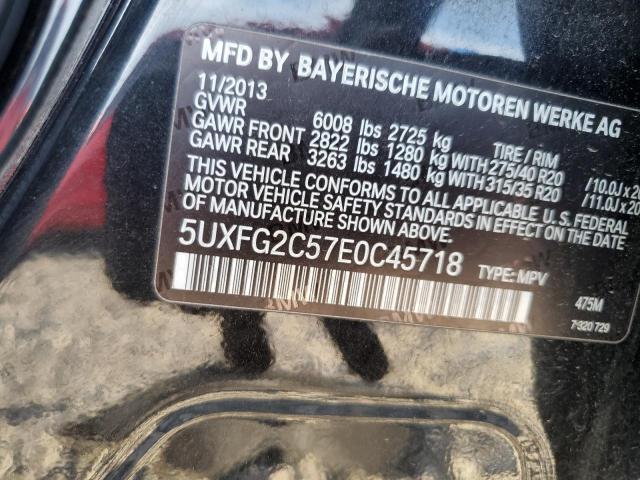 Photo 12 VIN: 5UXFG2C57E0C45718 - BMW X6 XDRIVE3 