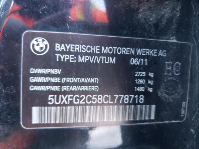 Photo 12 VIN: 5UXFG2C58CL778718 - BMW X6 XDRIVE3 