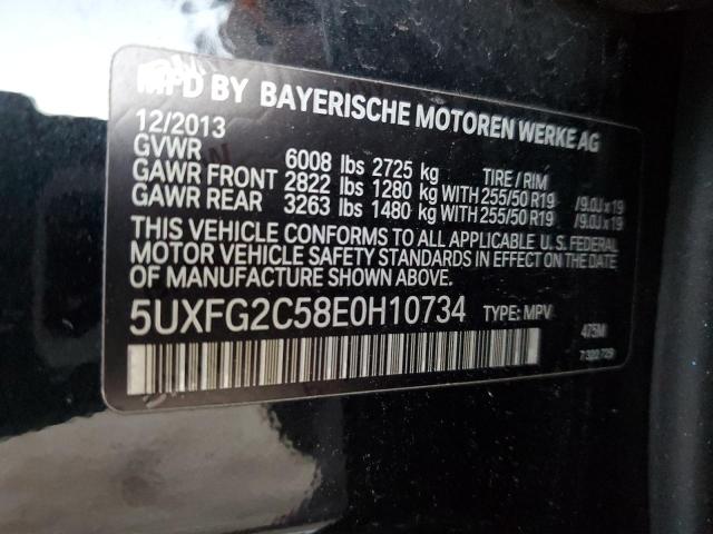 Photo 9 VIN: 5UXFG2C58E0H10734 - BMW X6 XDRIVE3 