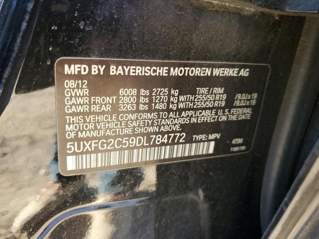 Photo 11 VIN: 5UXFG2C59DL784772 - BMW X6 XDRIVE3 