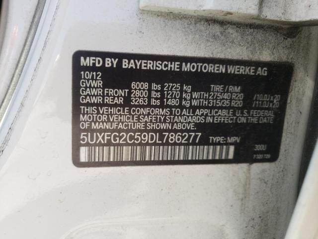 Photo 9 VIN: 5UXFG2C59DL786277 - BMW X6 XDRIVE3 