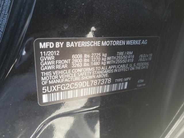 Photo 9 VIN: 5UXFG2C59DL787378 - BMW X6 XDRIVE3 