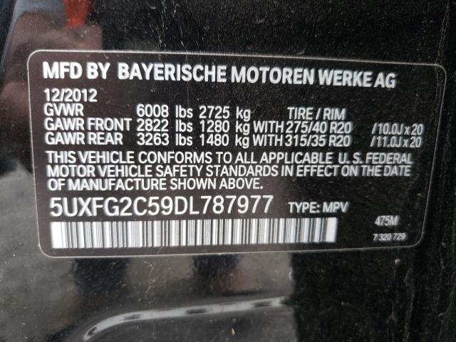 Photo 9 VIN: 5UXFG2C59DL787977 - BMW X6 XDRIVE3 