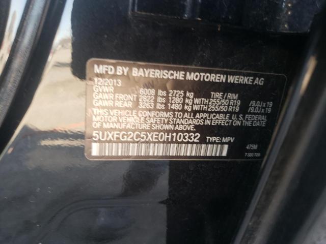 Photo 9 VIN: 5UXFG2C5XE0H10332 - BMW X6 XDRIVE3 