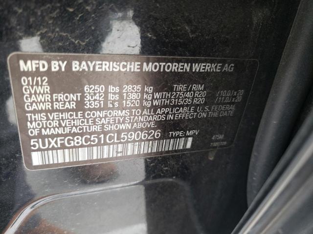 Photo 12 VIN: 5UXFG8C51CL590626 - BMW X6 XDRIVE5 