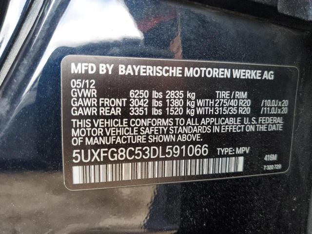 Photo 13 VIN: 5UXFG8C53DL591066 - BMW X6 XDRIVE5 