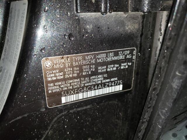 Photo 13 VIN: 5UXFG8C54ALZ94775 - BMW X6 XDRIVE5 