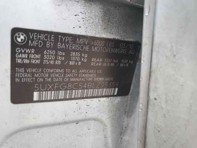 Photo 13 VIN: 5UXFG8C54BLZ95359 - BMW X6 XDRIVE5 