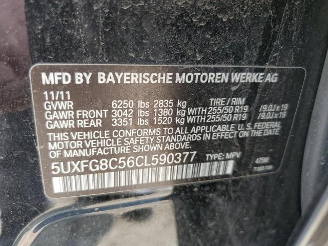 Photo 12 VIN: 5UXFG8C56CL590377 - BMW X6 XDRIVE5 