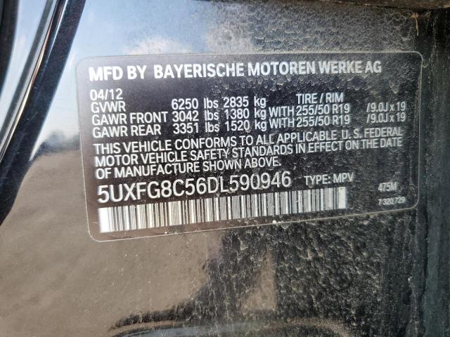 Photo 12 VIN: 5UXFG8C56DL590946 - BMW X6 XDRIVE5 