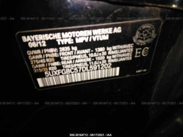 Photo 8 VIN: 5UXFG8C57DL591202 - BMW X6 