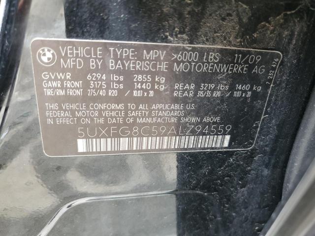 Photo 12 VIN: 5UXFG8C59ALZ94559 - BMW X6 