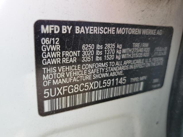 Photo 12 VIN: 5UXFG8C5XDL591145 - BMW X6 XDRIVE5 