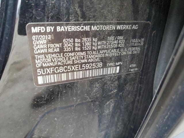 Photo 11 VIN: 5UXFG8C5XEL592538 - BMW X6 XDRIVE5 