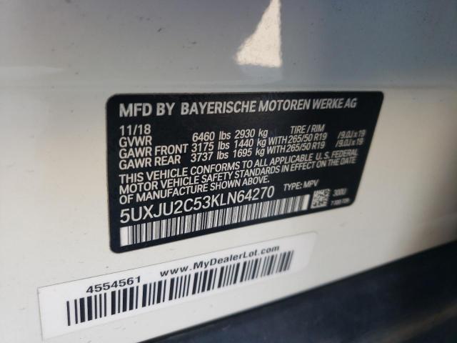 Photo 12 VIN: 5UXJU2C53KLN64270 - BMW X5 XDRIVE5 