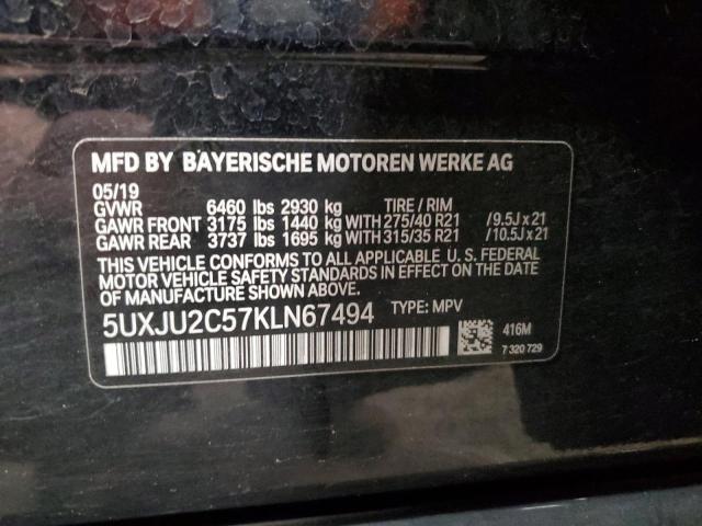 Photo 11 VIN: 5UXJU2C57KLN67494 - BMW X5 