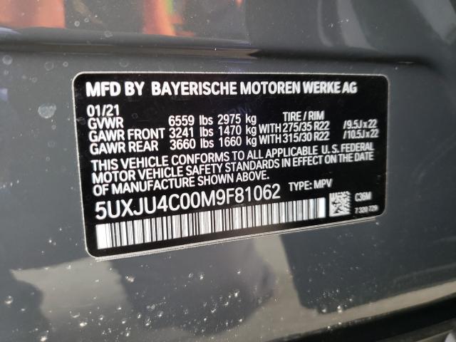 Photo 9 VIN: 5UXJU4C00M9F81062 - BMW X5 