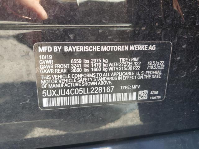 Photo 12 VIN: 5UXJU4C05LL228167 - BMW X5 M50I 