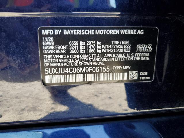 Photo 13 VIN: 5UXJU4C06M9F06155 - BMW X5 M50I 