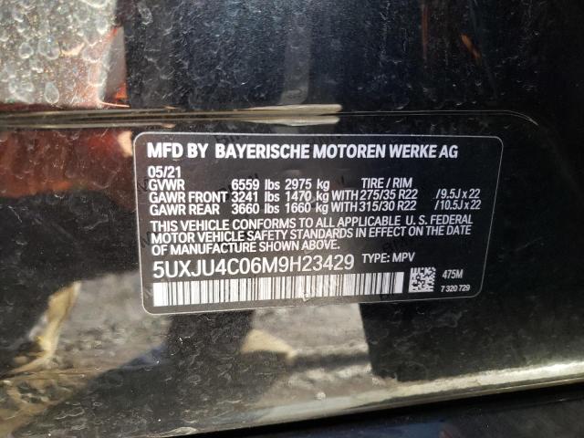 Photo 12 VIN: 5UXJU4C06M9H23429 - BMW X5 M50I 