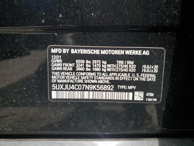 Photo 11 VIN: 5UXJU4C07N9K56892 - BMW X5 