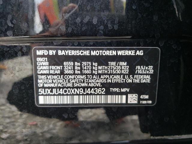 Photo 12 VIN: 5UXJU4C0XN9J44362 - BMW X5 